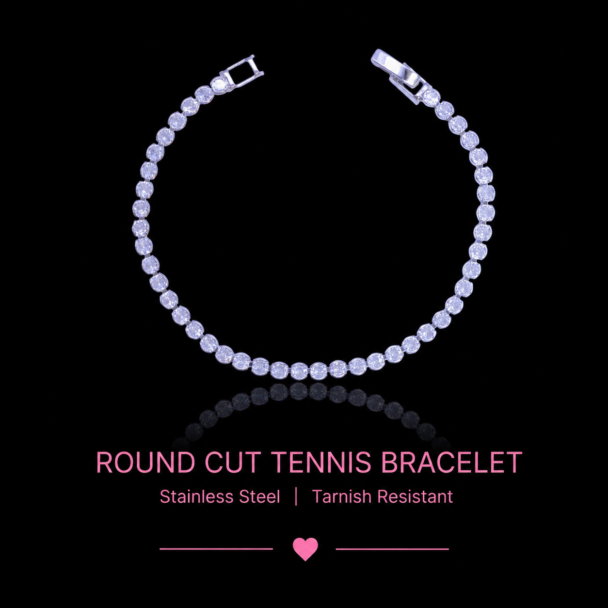 Round cut Tennis Bracelet
